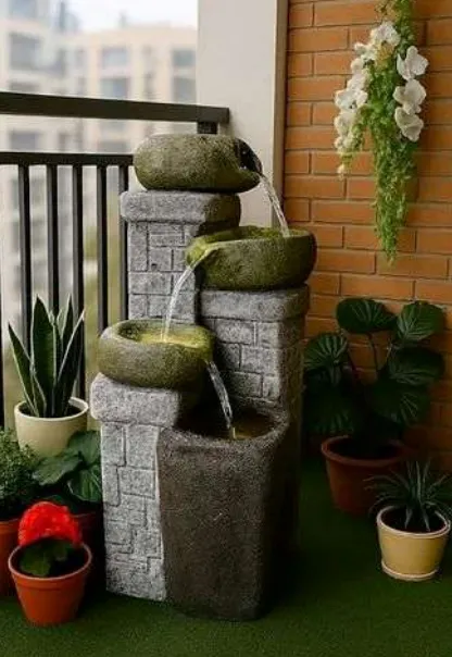 Triple Urn Garden Feature