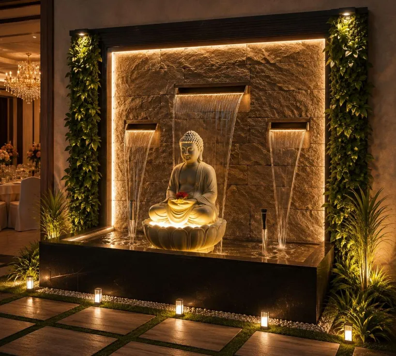 Bamboo Grove Water Chime Fountain